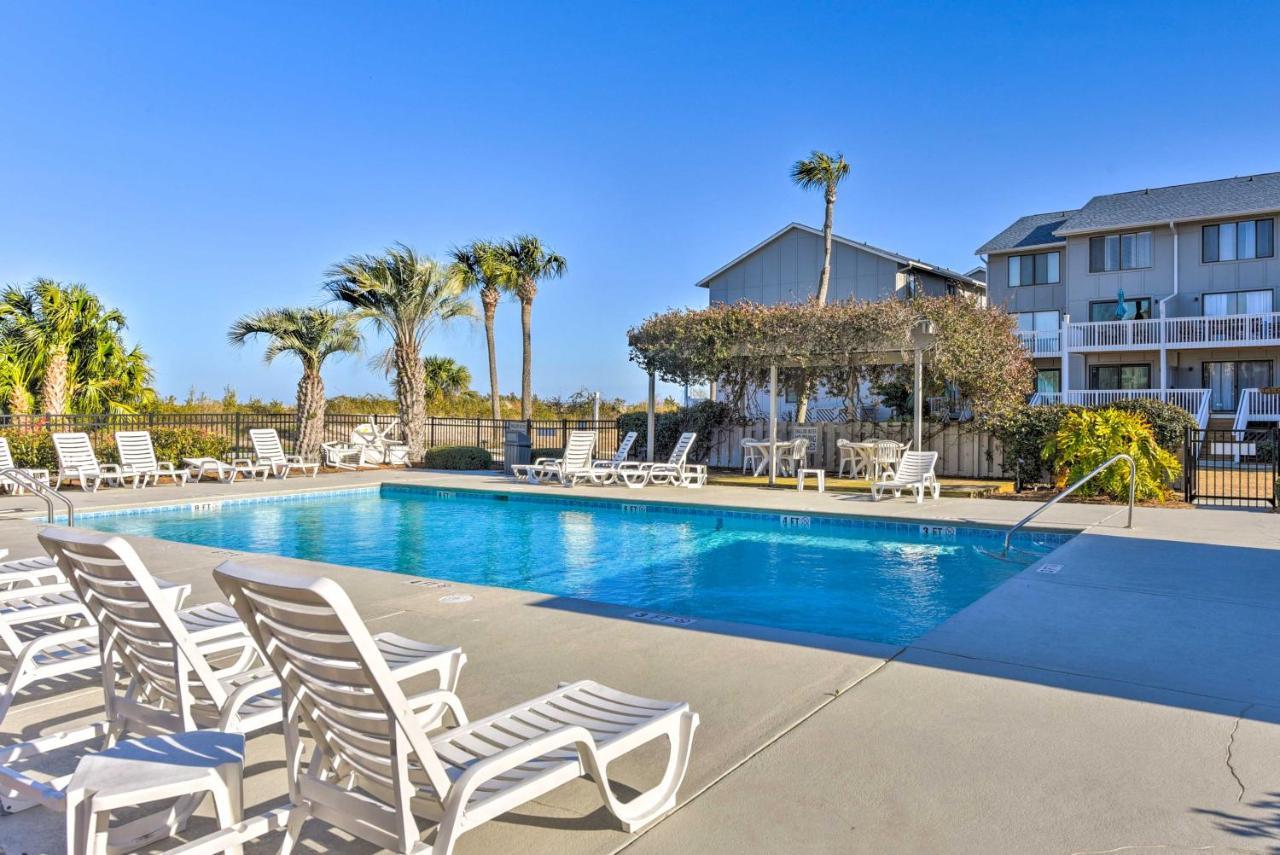 Ocean-View Saint Helena Island Condo - Pool Access Oceanmarsh Subdivision Dış mekan fotoğraf