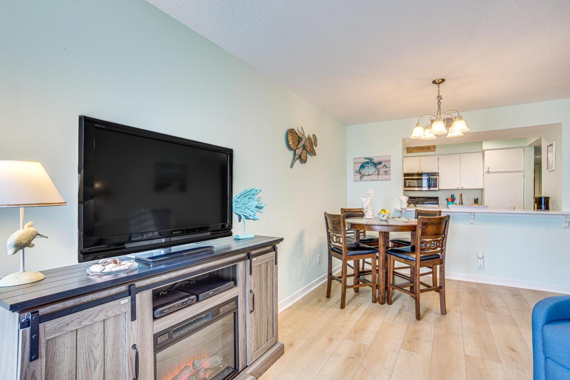 Ocean-View Saint Helena Island Condo - Pool Access Oceanmarsh Subdivision Dış mekan fotoğraf