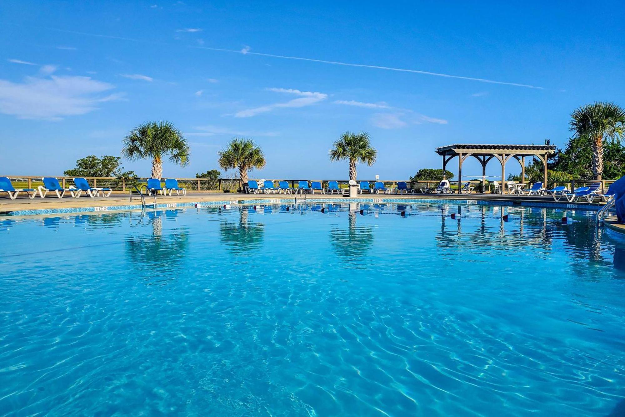 Ocean-View Saint Helena Island Condo - Pool Access Oceanmarsh Subdivision Dış mekan fotoğraf